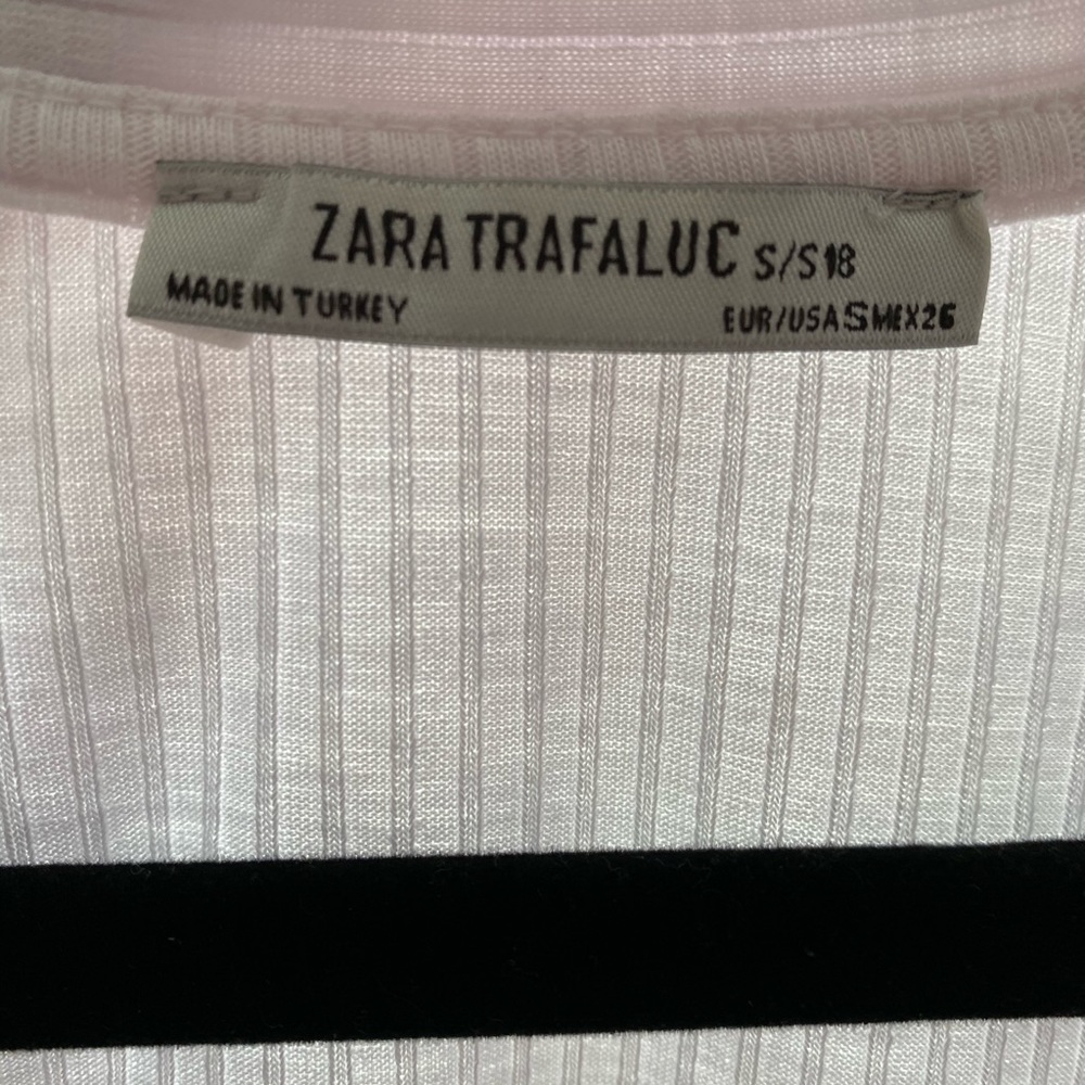 🌟 Zara trafaluc white crop top - Picture 5 of 6
